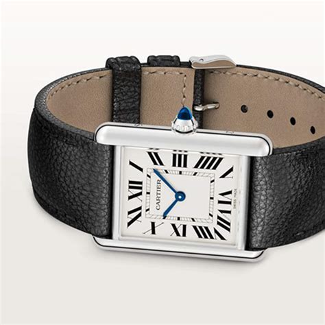 cartier watch slim|cartier tank must watch large.